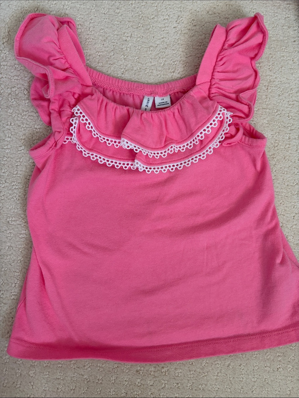 Janie and Jack Ruffle Tank